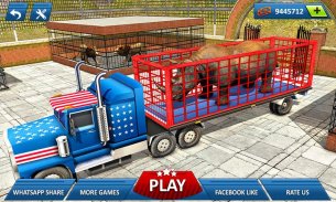 Offroad Wild Animal Truck Driv screenshot 5