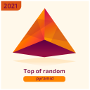 top of random pyramid