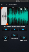 MP3 WAV AAC M4A Audio Pemotong, Konverter screenshot 3
