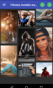 Fitness models wallpapers screenshot 2