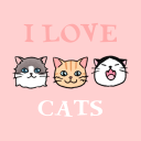 I Love Cats Theme +HOME Icon