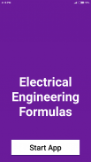 Electrical Engineering Formula screenshot 0