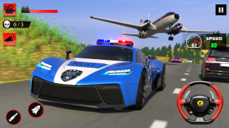 Polis Chase In Lebuhraya Trafik Simulator 2018 screenshot 4