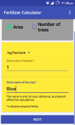 Fertilizer Calculator screenshot 0