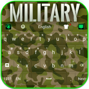 Hijau Keyboard Militer screenshot 6