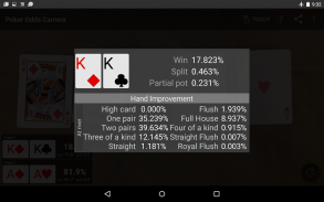 Poker Odds Camera Calculator screenshot 0
