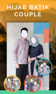 Hijab Batik Couple Photo Frames screenshot 0