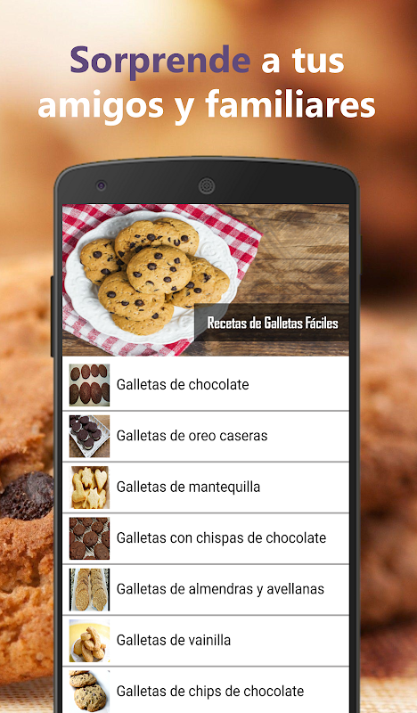 Recetas de galletas caseras - Descargar APK para Android | Aptoide
