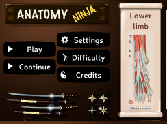 Anatomy Ninja Lower Limb screenshot 5