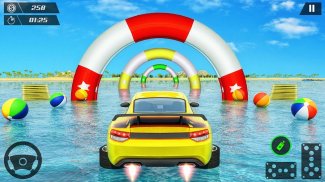 Water Car Racing Stunts: New car games 2020 screenshot 0