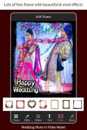 Wedding Photo to Video Maker w screenshot 3