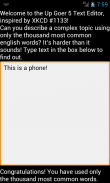 Up-Goer 5 Text Editor screenshot 0