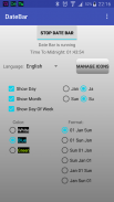 DateBar - date in status bar screenshot 4