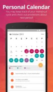 Pepapp - Calendario de la menstruación, ovulación. screenshot 2