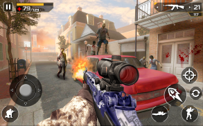 Zombie Sniper Games Offline 3D screenshot 2