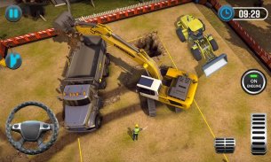 Real Excavator Driving Simulator - Digging Games screenshot 1