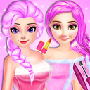 Sisters Pink Princess World Icon