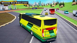 शहरी कोच बस सिमुलेटर: City Coach Bus Simulator screenshot 1
