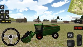 Real Farm Tractor Game 2021 3D screenshot 1