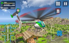 Helikopter simülatörü kurtarma screenshot 0