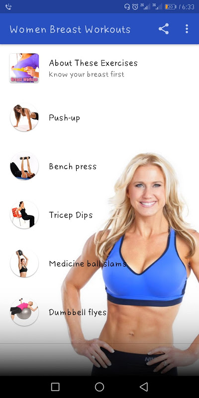 Breast Workout - Firm, Tone and Lift Your Bust - APK Download for