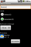NoLED Weather screenshot 0