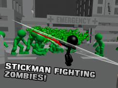 Stickman Killing Zombie 3D screenshot 10