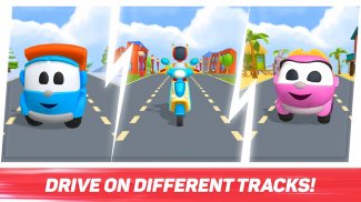 Leo Runner: car games for kids screenshot 4