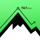 Altimeter Mountain GPS Tracker Icon