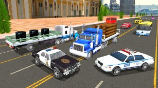 Transporter Truck Driving 3D screenshot 4