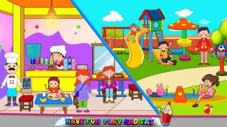 My Family Town School games screenshot 3