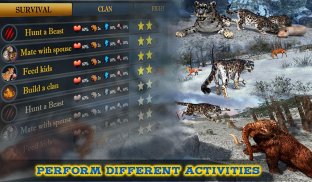 Forest Snow Leopard Sim screenshot 3