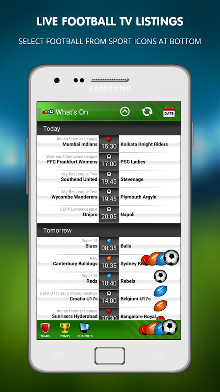 Live football tv on sale app for android