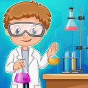 School Science Experiment Lab Icon