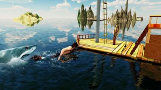 Angry Whale Shark Hunter - Raft Survival Sứ mệnh screenshot 7