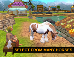 Horse Cart Carriage Game 3D screenshot 1