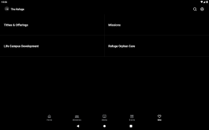 The Refuge Mobile App screenshot 1