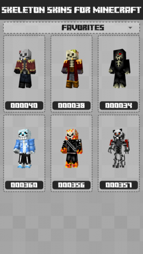 Skeleton Skins for Minecraft PE screenshot 3