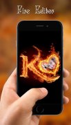 Fire Text Photo Frame screenshot 7