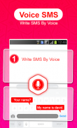 Pengirim Mesej Suara: tulis sms dengan suara screenshot 3