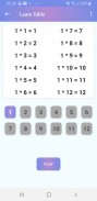 Multiplication X table game screenshot 1