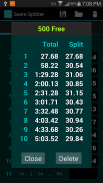 Swim Splitter Split Calculator screenshot 4