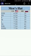 Clothes Size Chart Converter screenshot 4