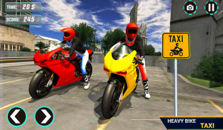 MotorBike Taxi Simulator -Tourist Bike Driver 2020 screenshot 11