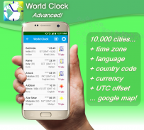 New World Clock Advanced - For Travellers/Business screenshot 0