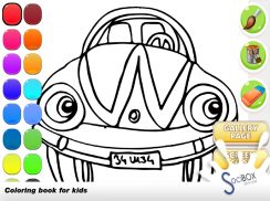 libro para colorear coche screenshot 11