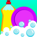 dish washing cleaning game Icon