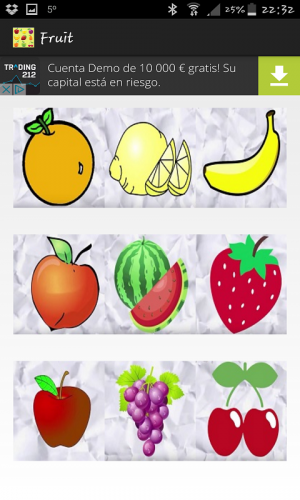 Aprende La Fruta En Ingles 1 001 Descargar Apk Android Aptoide