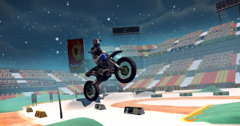 Motorcycle Stunt Snowblower 3D screenshot 4