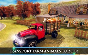 شاحنة نقل الحيوانات البرية ألعاب محاكاة2019 screenshot 5